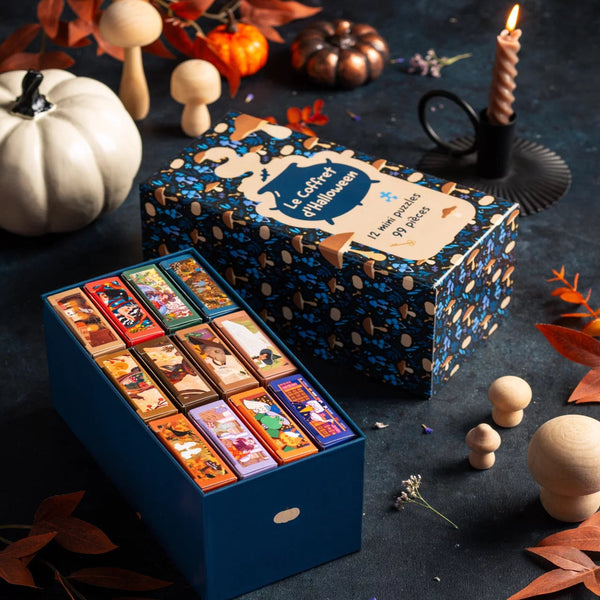 Le Coffret d'Halloween Box Set by Trevell | 12x 99 Piece Jigsaw