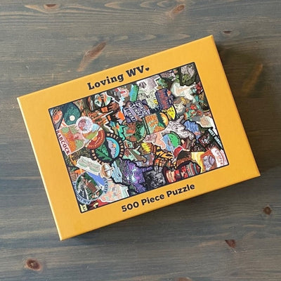 Loving WV Sticker Collage | 500 Piece Jigsaw Puzzle