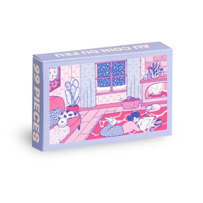 Au Coin Du Feu (Fireside) | 99 Piece Jigsaw Puzzle