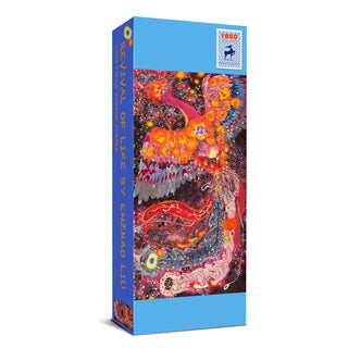 The Revival of Life | 1,000 Piece Jigsaw Puzzle by Antelope Puzzle features vibrant, abstract phoenix art—an eye-catching choice for puzzle fans looking for a colorful and challenging activity.