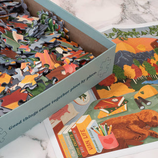Booked For the Mountains | 500 Piece Jigsaw Puzzle