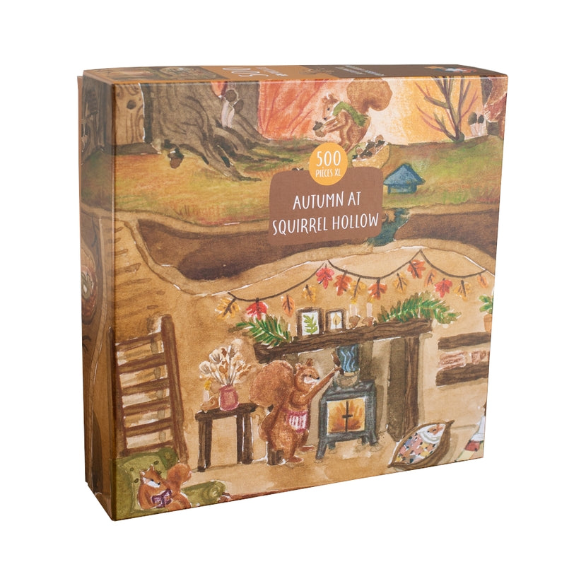 Autumn At Squirrel Hollow | 500 Piece Jigsaw Puzzle