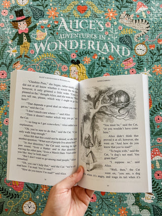 Alice's Adventures in Wonderland | 500 Piece Jigsaw Puzzle Book Set