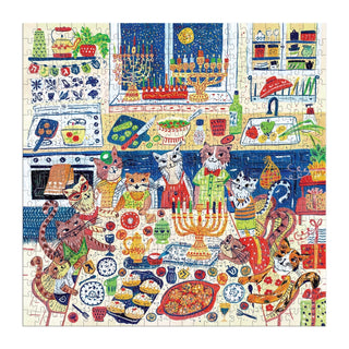 Happy Hanukcats | 500 Piece Jigsaw Puzzle