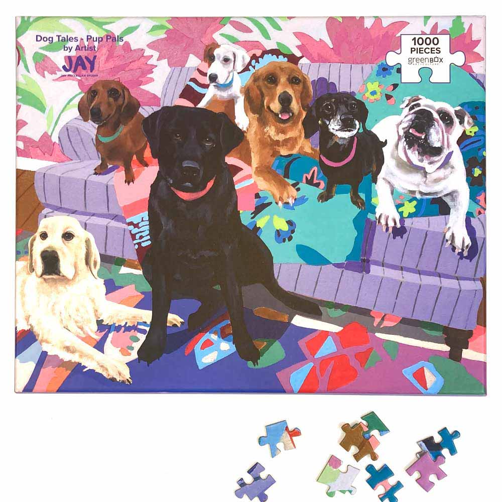 Puppy Pals, Adult Puzzles, Jigsaw Puzzles, Products