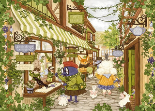 Shopping At Moonberry Market | 500 Piece Jigsaw Puzzle