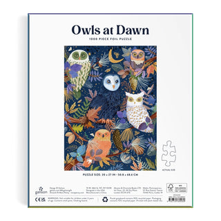 Owls At Dawn | 1,000 Piece Jigsaw Puzzle