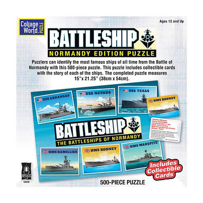 Battleship Normandy Edition | 500 Piece Jigsaw Puzzle