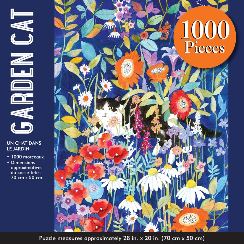 Garden Cat | 1,000 Piece Jigsaw Puzzle