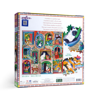 Cats in Windows | 1,000 Piece Jigsaw Puzzle