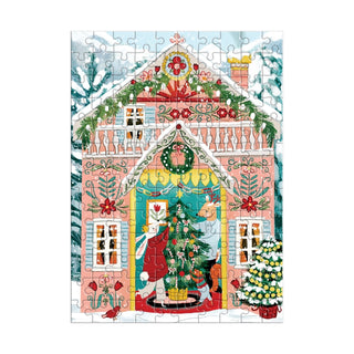 Swiss Chalet | 130 Piece Jigsaw Puzzle Ornament