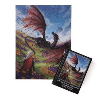 Witch, Wyvern & Wildflowers | 250 Piece Jigsaw Puzzle