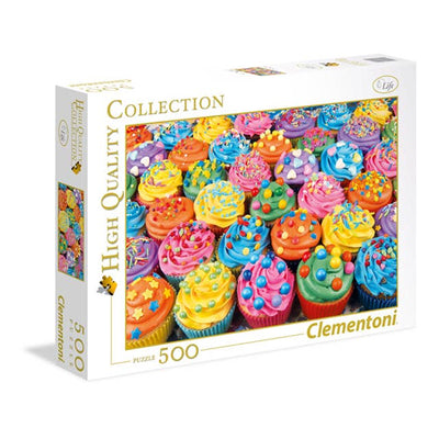 Colorful Cupcakes | 500 Piece Jigsaw Puzzle