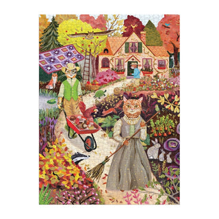 Cottage Cats | 1,000 Piece Jigsaw Puzzle