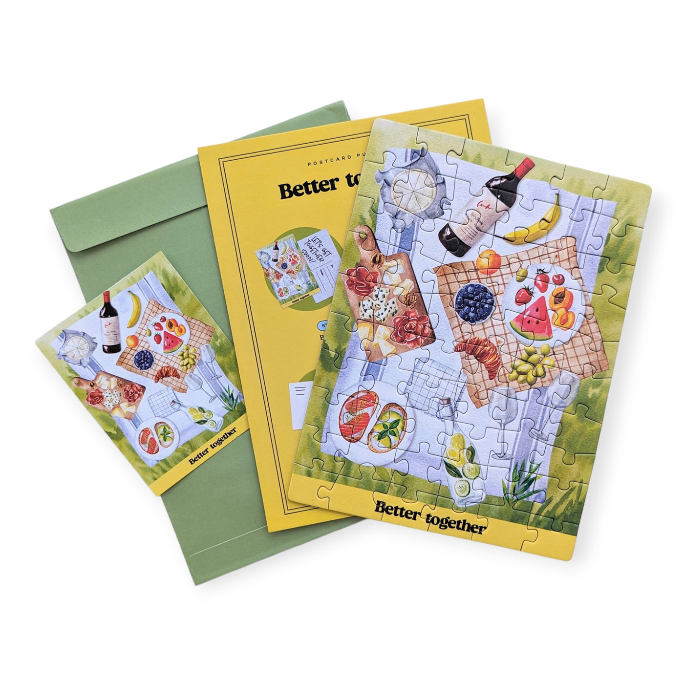 Better Together Postcard | 60 Piece Jigsaw Puzzle