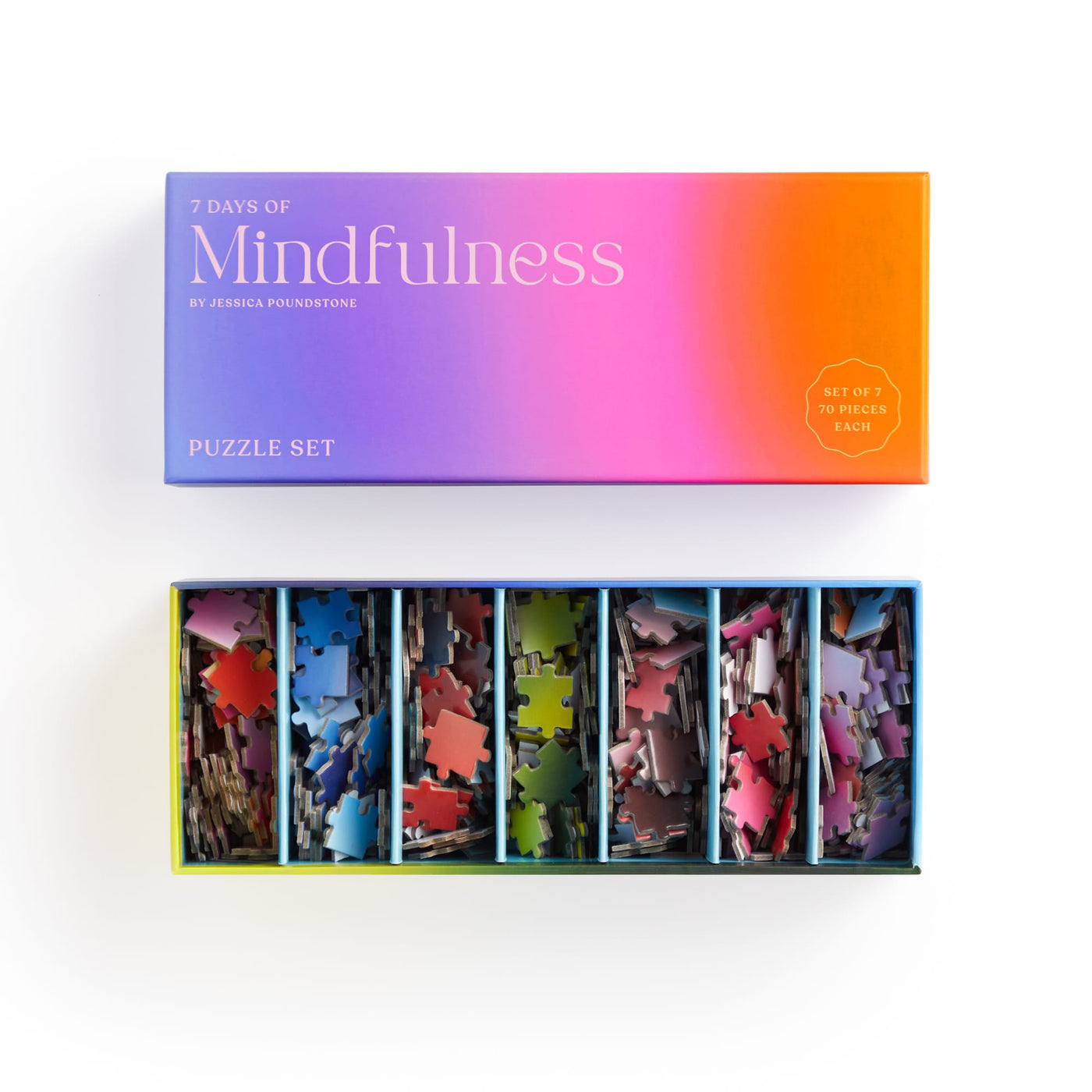 7 Days of Mindfulness | Set of 7 70 Piece Jigsaw Puzzles