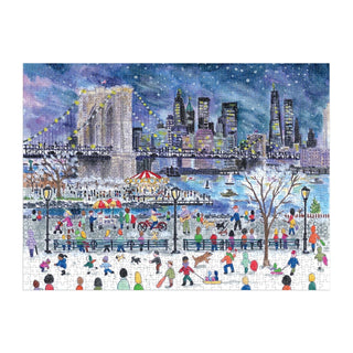 Michael Storrings Snowfall Over New York City | 1,000 Piece Jigsaw Puzzle