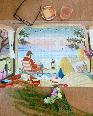 Camper By the Ocean | 1,000 Piece Jigsaw Puzzle