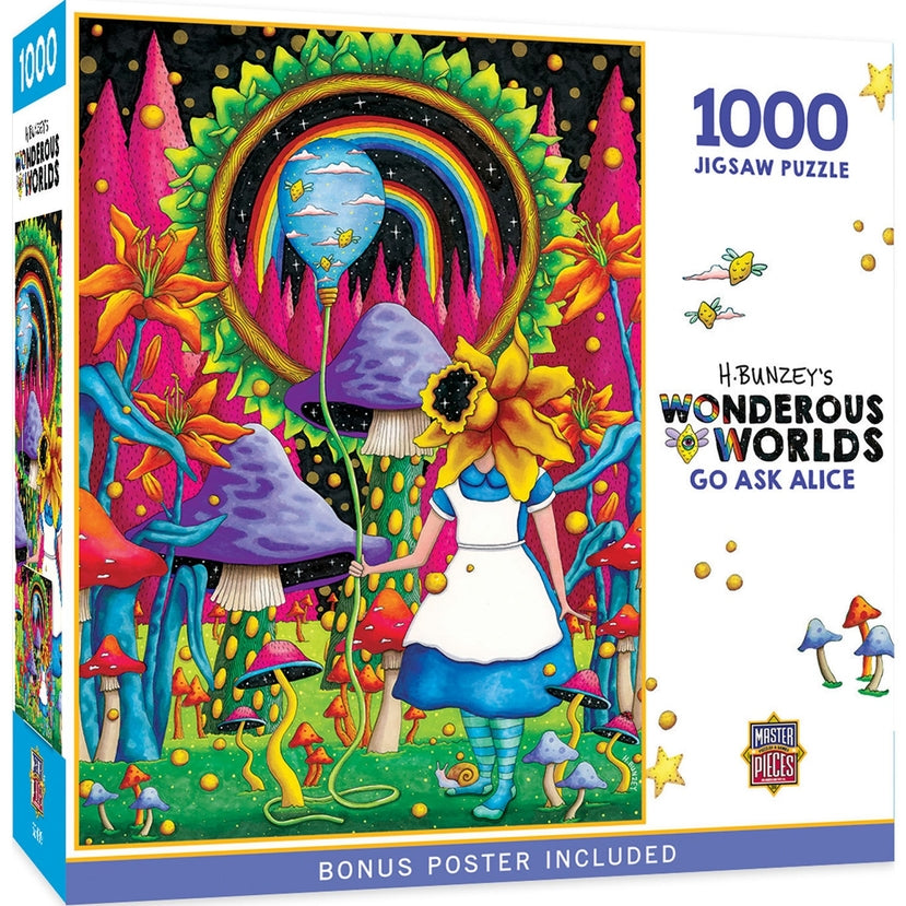 Wonderous Worlds - Go Ask Alice | 1,000 Piece Jigsaw Puzzle