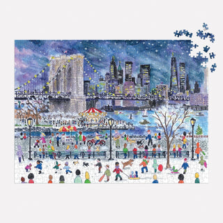 Michael Storrings Snowfall Over New York City | 1,000 Piece Jigsaw Puzzle