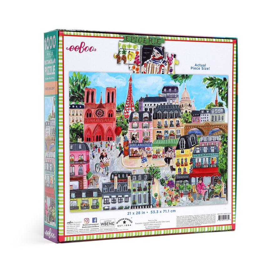 Paris in A Day | 1,000 Piece Jigsaw Puzzle