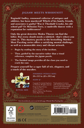 Murder Most Puzzling: Death of A Collector | 500 Piece Jigsaw Puzzle