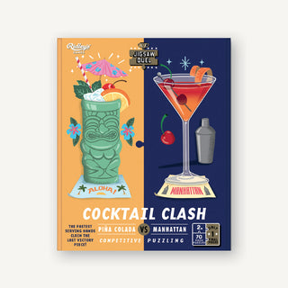 Cocktail Clash Jigsaw Duel | Two 70 Piece Jigsaw Puzzles