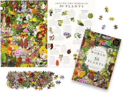 Around the World in 50 Plants | 1,000 Piece Jigsaw Puzzle
