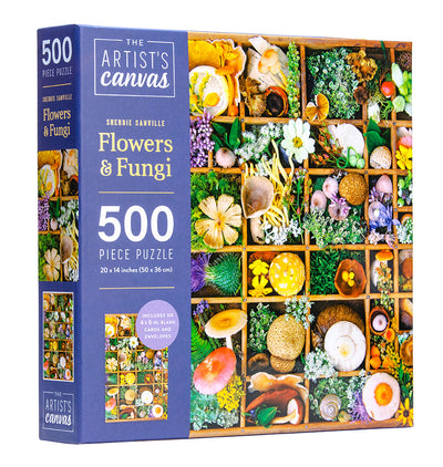 Flowers & Fungi | 500 Piece Jigsaw Puzzle
