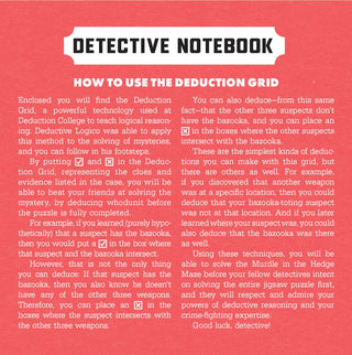 Murdle in the Hedge Maze | 500 Piece Jigsaw Puzzle