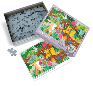 Rabbit Garden | 100 Piece Jigsaw Puzzle