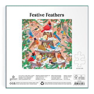 Festive Feathers | 500 Piece Jigsaw Puzzle