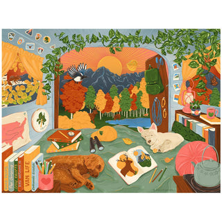 Booked For the Mountains | 500 Piece Jigsaw Puzzle