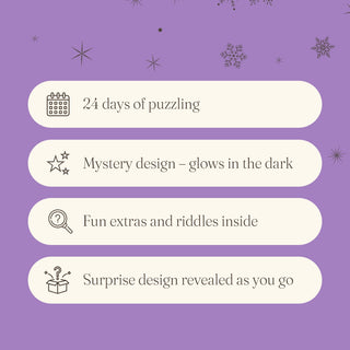 Midnight Glow Jigsaw Puzzle Advent Calendar | 1,000 Piece Jigsaw Puzzle
