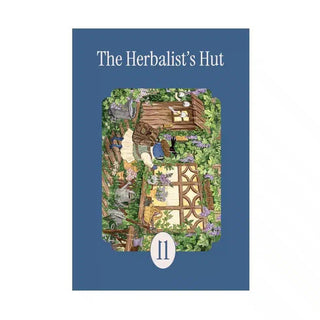 The Herbalist’s Hut | 99 Piece Jigsaw Puzzle by la pauz features an illustrated hut with plants and herbs, number 11 in a white circle, perfect for fans of the herbalist puzzle series.