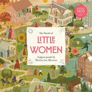 The World of Little Women | 1,000 Piece Jigsaw Puzzle by Laurence King Publishing features the March sisters in 19th-century scenes and includes a fold-out poster.