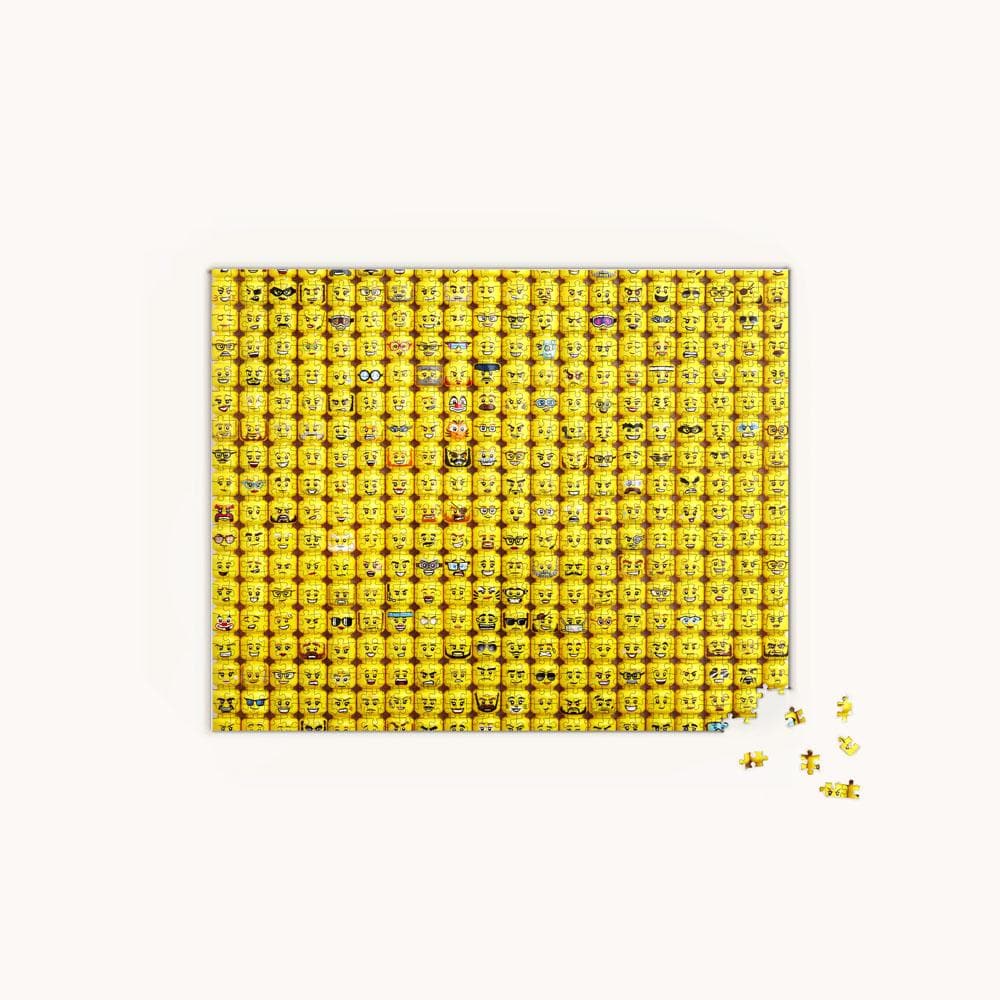 LEGO Minifigure Faces | 1,000 Piece Jigsaw Puzzle