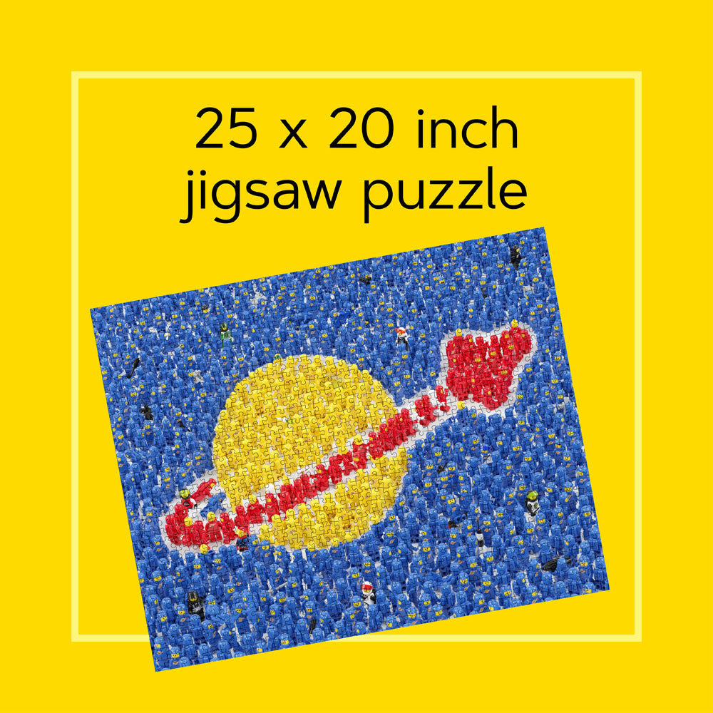 LEGO IDEAS Minifigure Space Mission | 1,000 Piece Jigsaw Puzzle