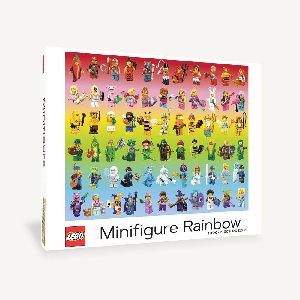 LEGO Minifigure Rainbow | 1,000 Piece Jigsaw Puzzle