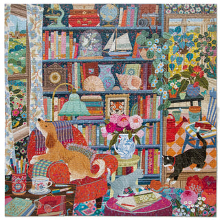 English Cottage Library | 1,000 Piece Jigsaw Puzzle