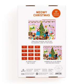 Meowy Christmas 12 Days of Puzzles | 500 Piece Jigsaw Puzzle