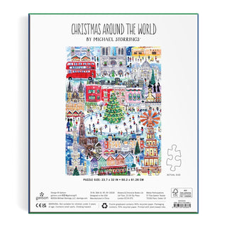 Michael Storrings Christmas Around the World | 1,500 Piece Jigsaw Puzzle