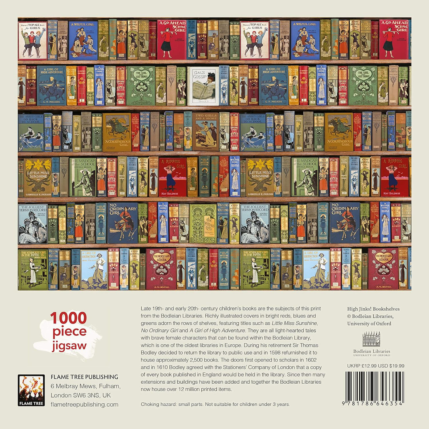 Bodleian Library: High Jinks Bookshelves | 1,000 Piece Jigsaw Puzzle
