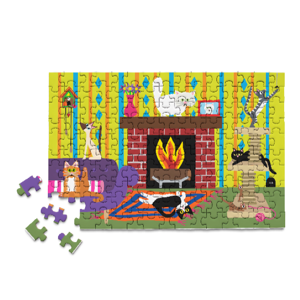 Cat House | 150 Piece Jigsaw Puzzle