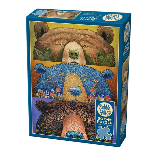 Bear Eyes: Harvest by Cobble Hill | 500 Piece Jigsaw Puzzle
