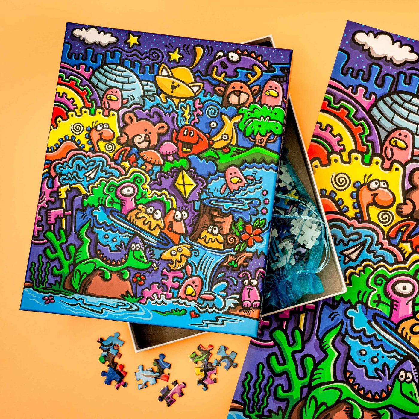Creatures Starry Night | 500 Piece Jigsaw Puzzle