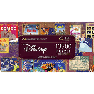 The Golden Age of Disney | 13,500 Piece Jigsaw Puzzle