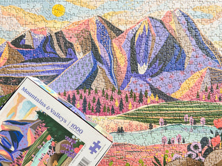 Mountains & Valleys | 1,000 Piece Jigsaw Puzzle