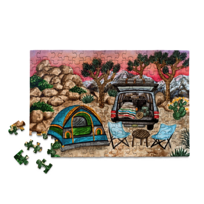 Joshua National Park - Camping | 150 Piece Jigsaw Puzzle