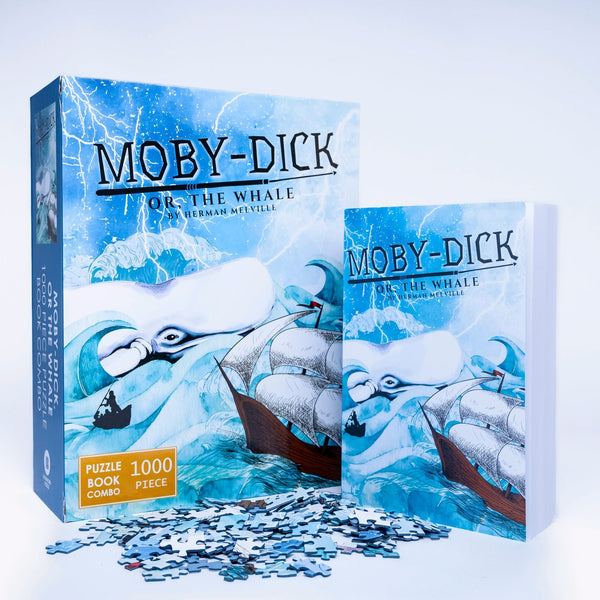 Moby Dick by Bookworm Puzzles | 1,000 Piece Jigsaw Puzzle – Puzzledly